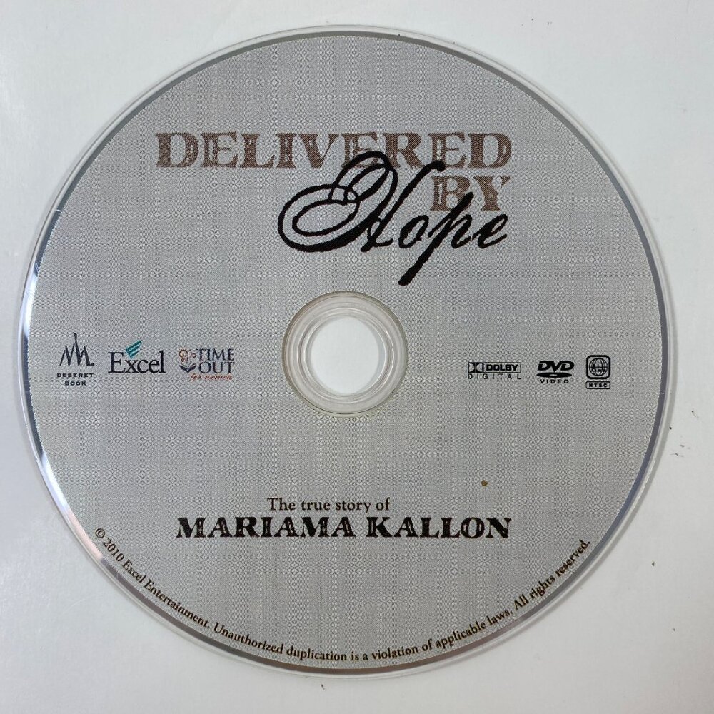 Delivered By Hope DVD True Story of Mariama Kallon 2010 Inspiring Drama No Case